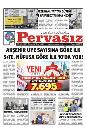 PERVASIZ GAZETESİ 10.10.2026