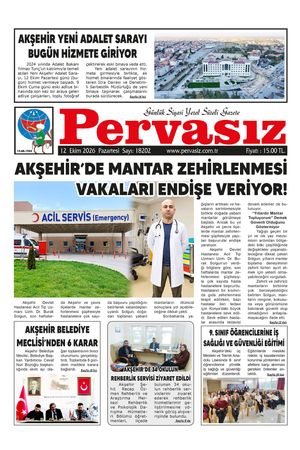 PERVASIZ GAZETESİ 12.10.2026