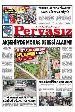 PERVASIZ GAZETESİ 19.10.2026
