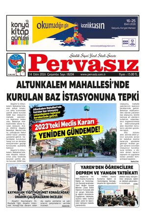 PERVASIZ GAZETESİ 14.10.2026