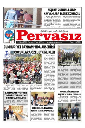 PERVASIZ GAZETESİ 24.10.2026