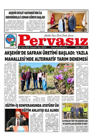 PERVASIZ GAZETESİ 26.10.2026